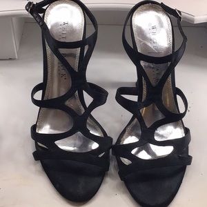 White House Black Market black Satin